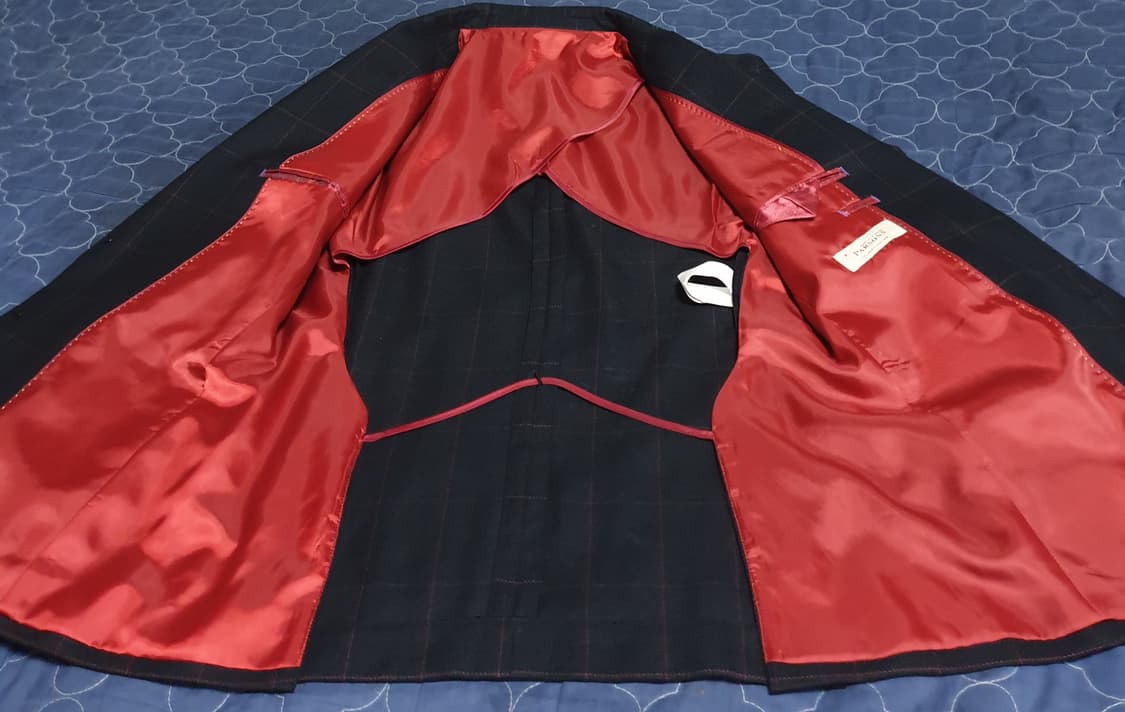 PARSONS 울 체크 블레이저 정장 자켓 블랙 (F) 상품이미지2