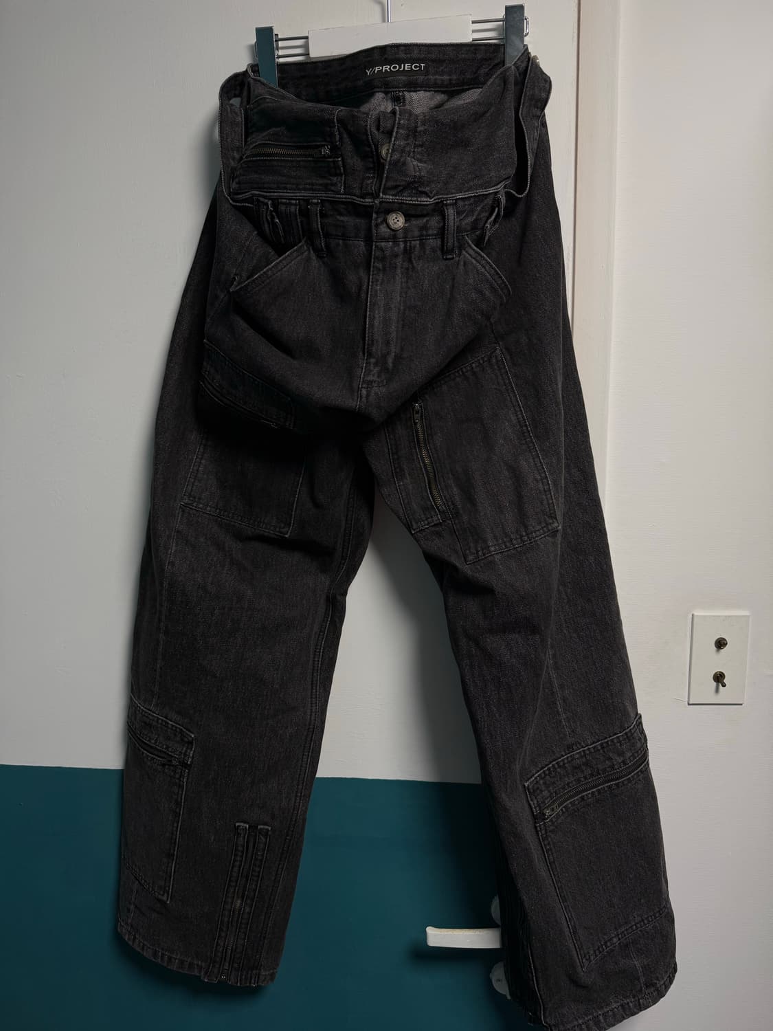 와이프로젝트 팝업진 흑청 상품이미지1