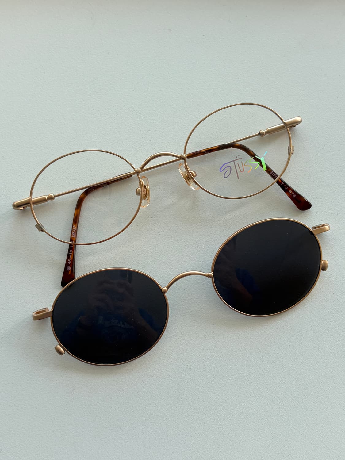 [데드스탁] 90s 올드 스투시 stussy 안경테 및 선글라스 클립 상품이미지4