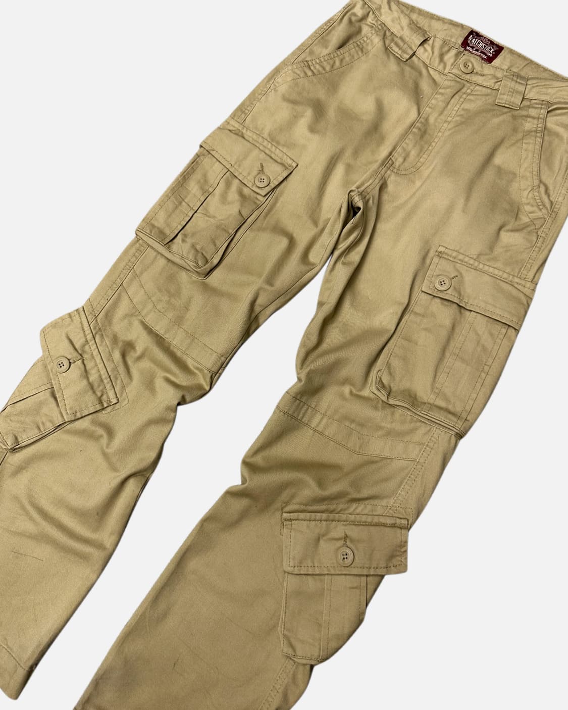 MATCHSTICK beige multi pocket cargo pant 상품이미지4