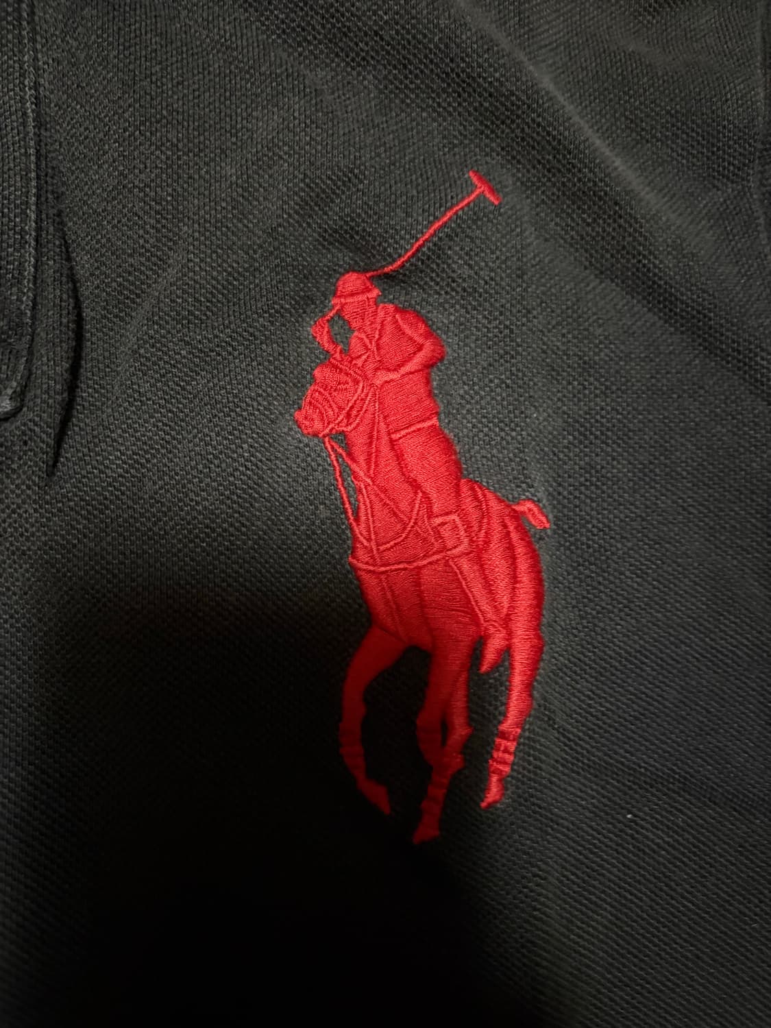 폴로 빅포니 반팔 pk 카라티 검빨 상품이미지3