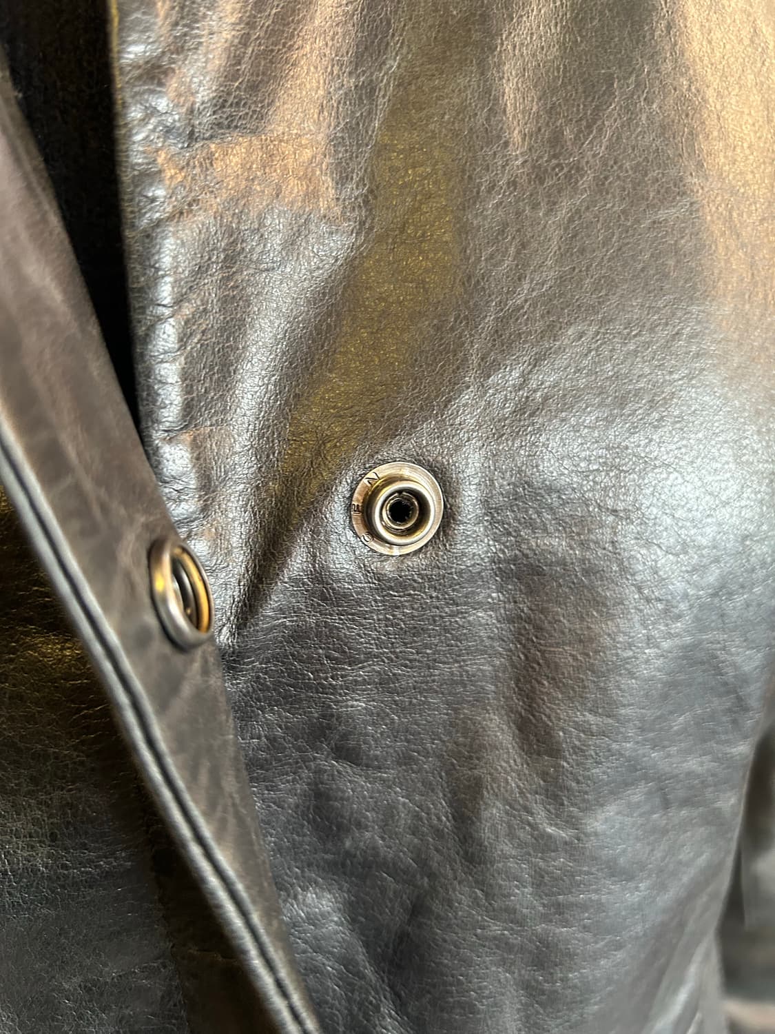 Gap 2001 old gap  leather long coat 상품이미지3