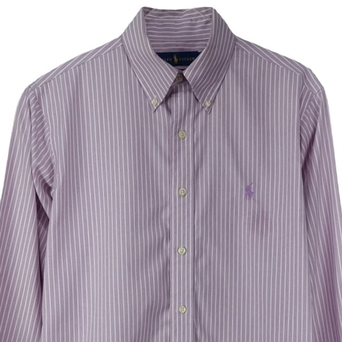 [폴로 랄프로렌] 포니 로고 자수 스트라이프 셔츠 M19570 상품이미지4