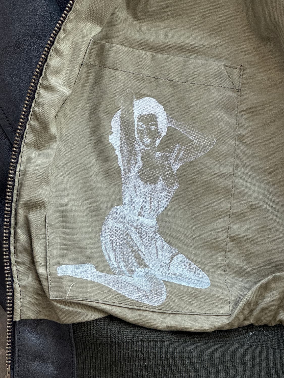 90~00s 복각 A-2 자켓(O30) 상품이미지3