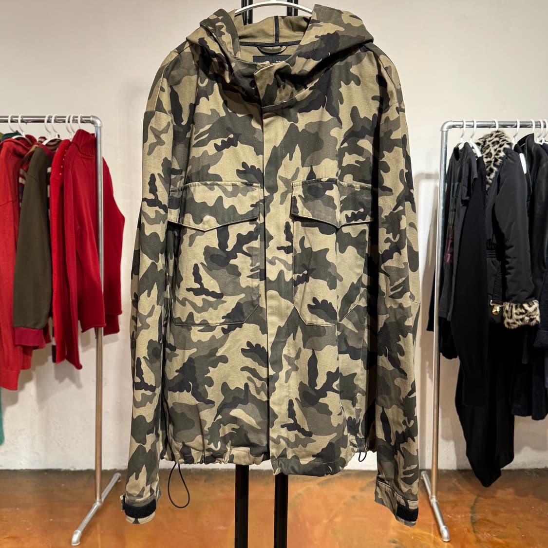 자라 카모플라쥬 후드 자켓 상품이미지6