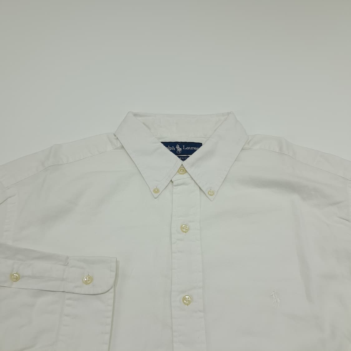 CN805 2XL 폴로 랄프로렌 화이트 긴팔 셔츠 남방 상품이미지3