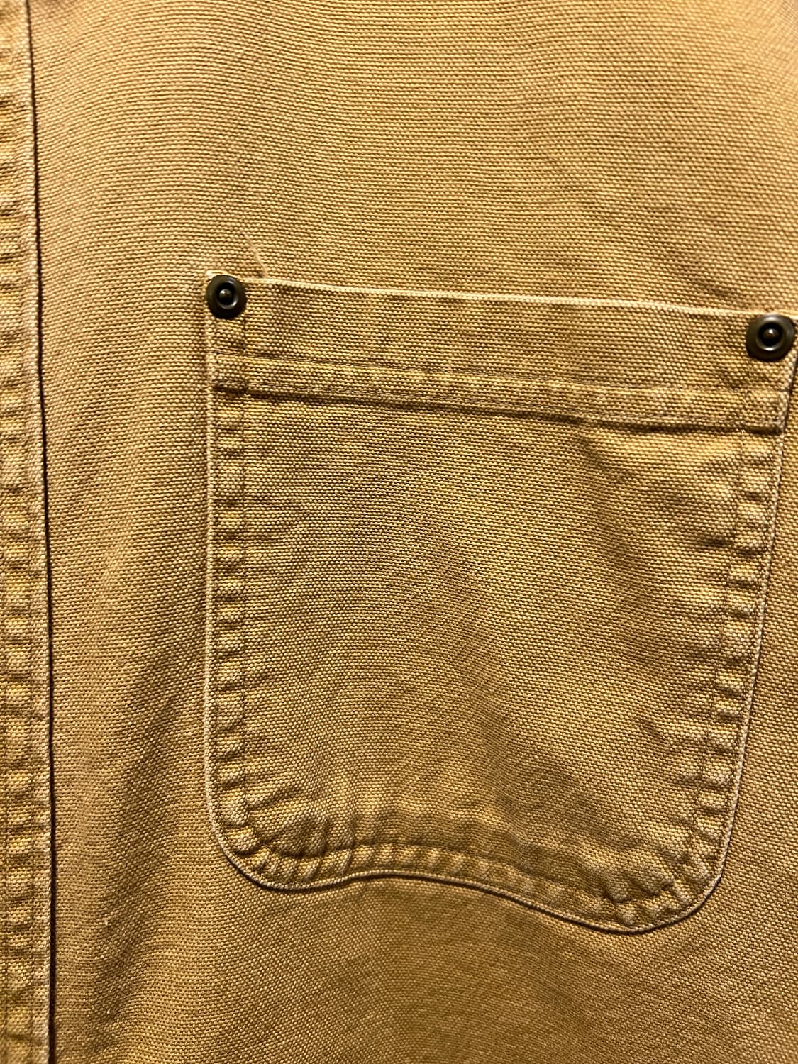 [L]L.L.Bean 케나다제 2포켓 체크 라이닝 브라운 워크 셔츠 자켓 상품이미지3