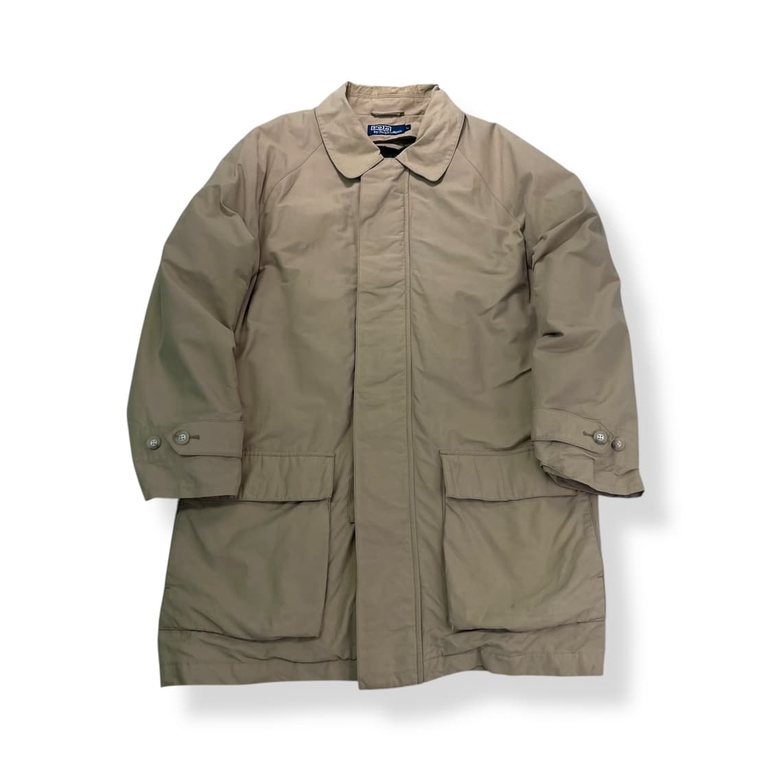 100 폴로 랄프로렌 코튼 싱글 코트 상품이미지2