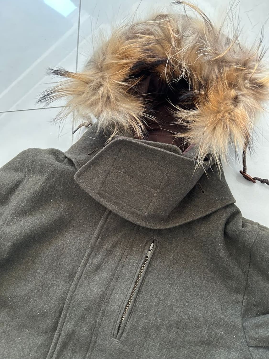 BEAMS HOODED FUR WOOL MODS  상품이미지6