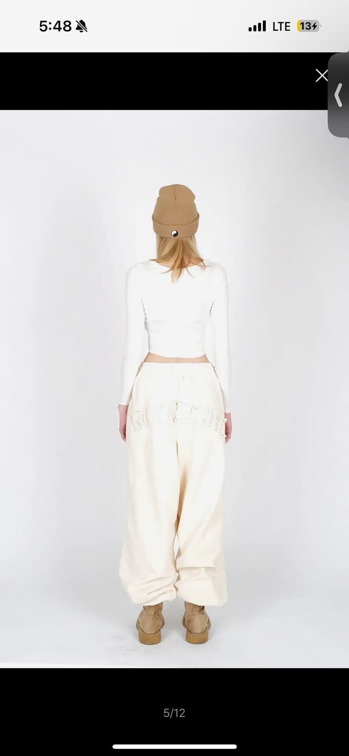 리마지 트레이닝 팬츠 remerge Patch Sweat Pants 상품이미지1