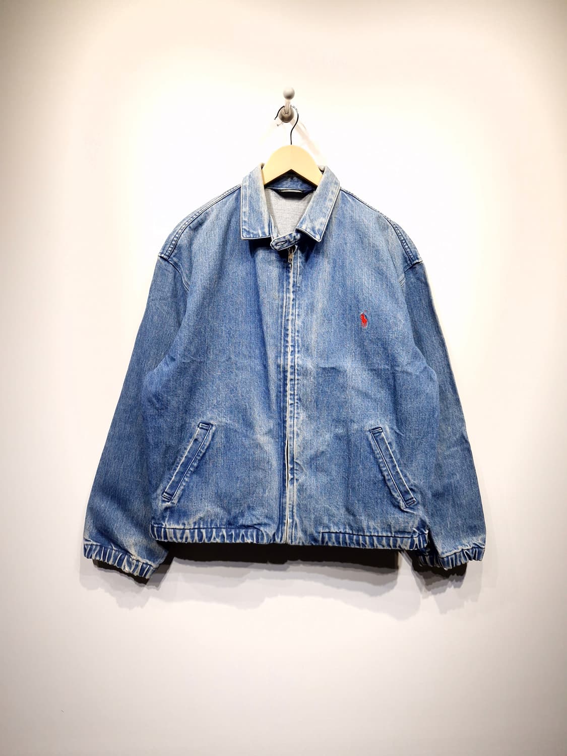 폴로랄프로렌 80's 국내생산 데님 스윙탑 자켓_L 상품이미지1