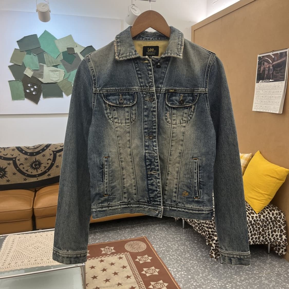 LEE 리 올드스쿨 레트로 빈티지 워싱 데님자켓 95 C09794 상품이미지3
