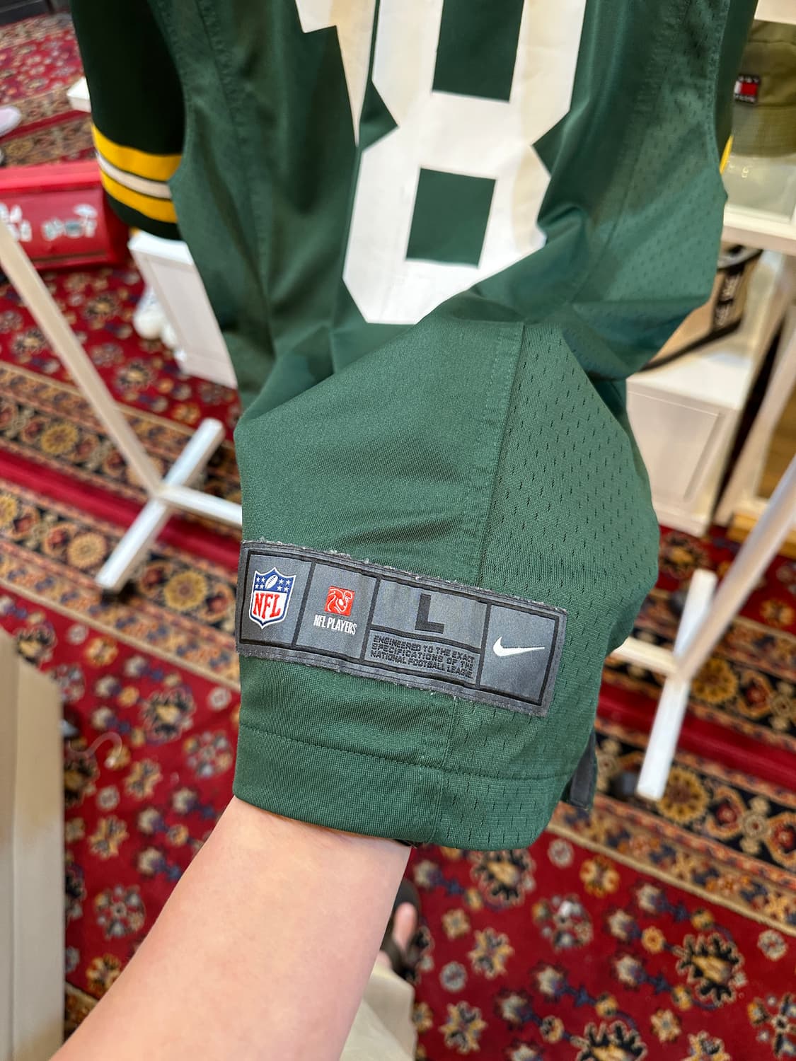 나이키 NFL 그린베이 패커스 랜달 콥 홈 저지 L 상품이미지5