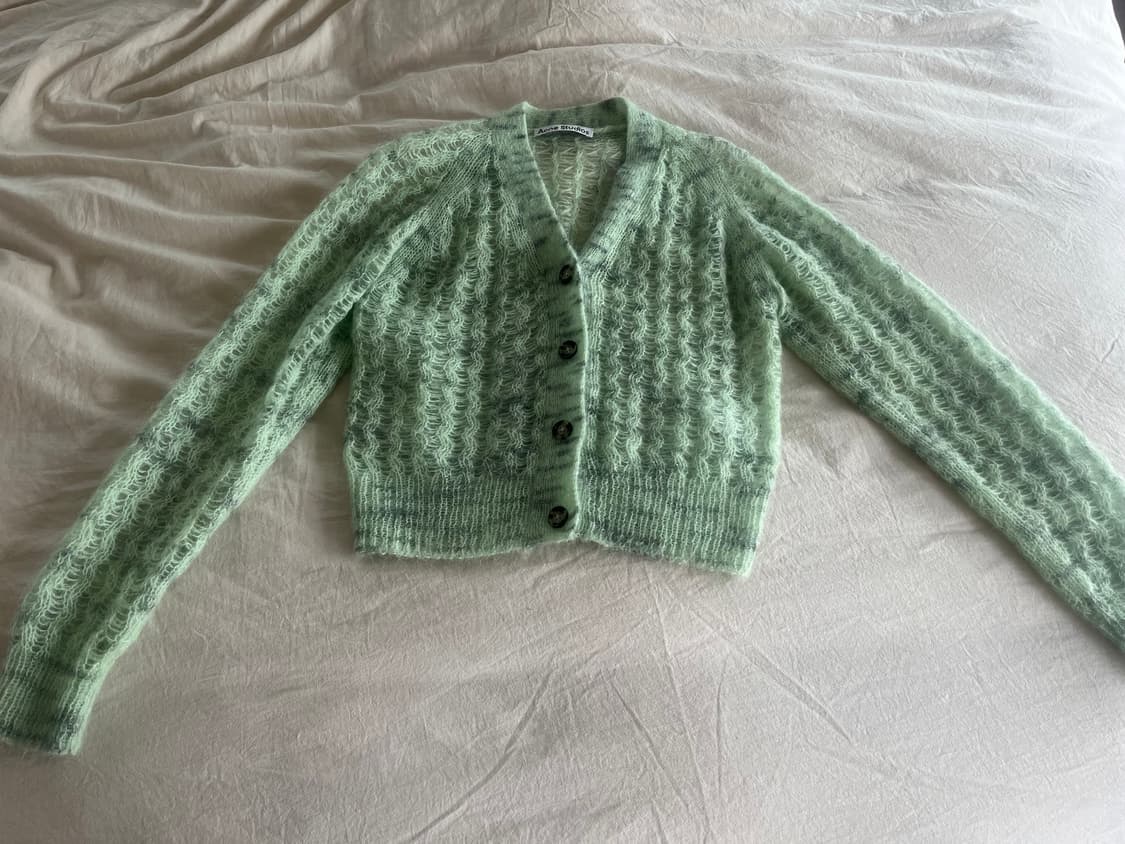 Acne Studio아크에 스튜디오 모헤어 가디건 상품이미지1