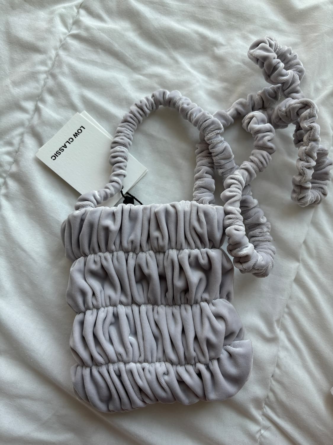 로우클래식 벨벳 미니백 새상품 택포 상품이미지3