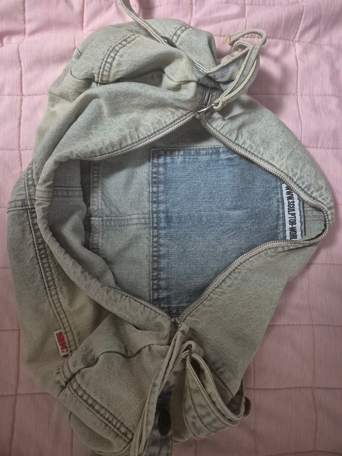스컬프터 백 Vintage Brushed Denim Duffel Bag  상품이미지4