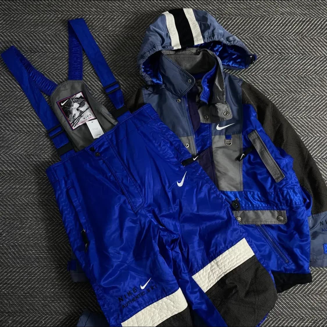 90s 나이키 올드스쿨 스노우 스키 점퍼&팬츠 셋업 상품이미지1