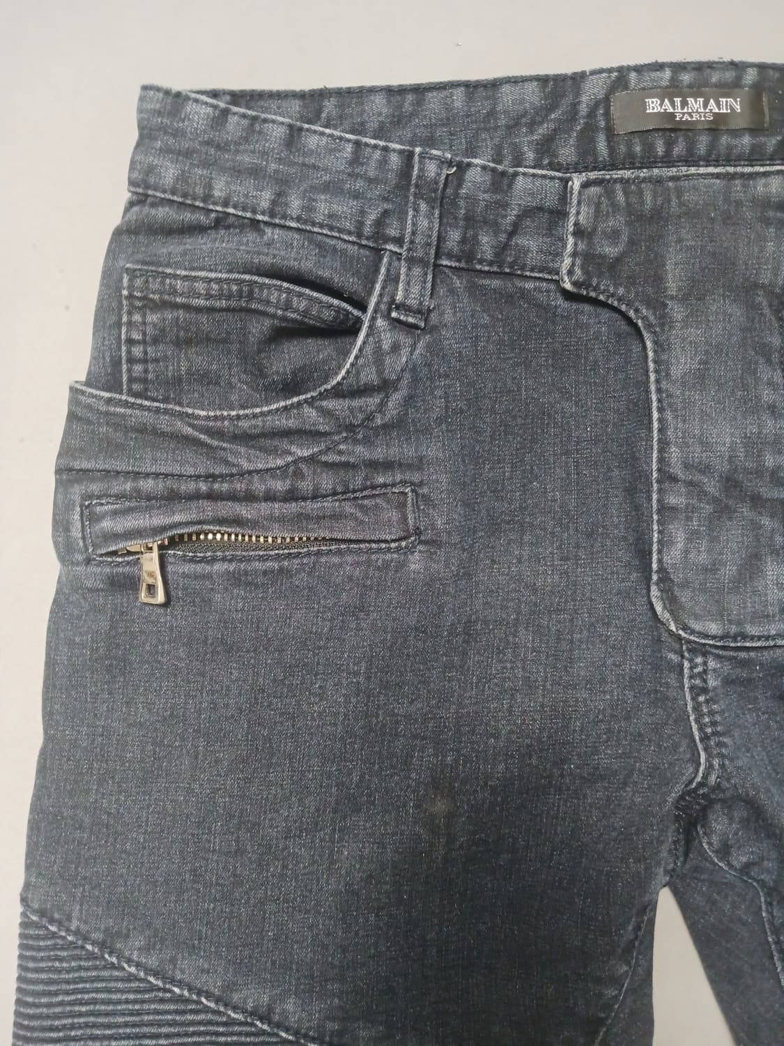 [31] 발망 바이커 블랙진 청바지 상품이미지2