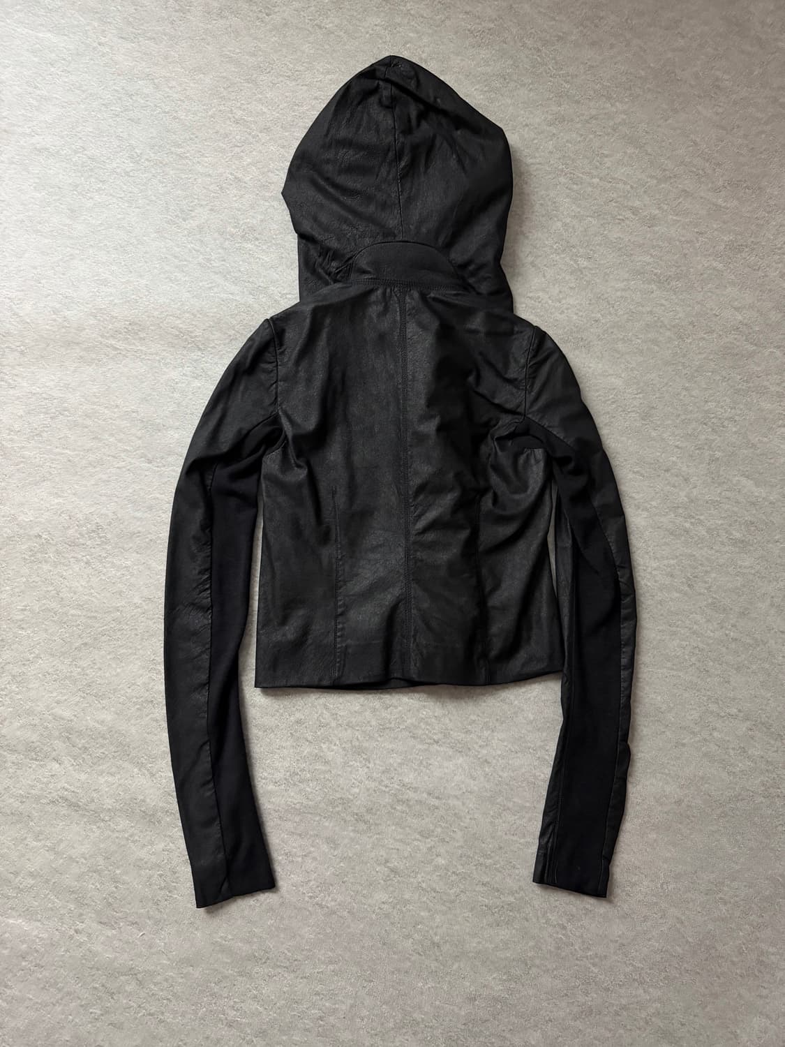 릭오웬스 램스킨 후드 레더자켓 상품이미지2