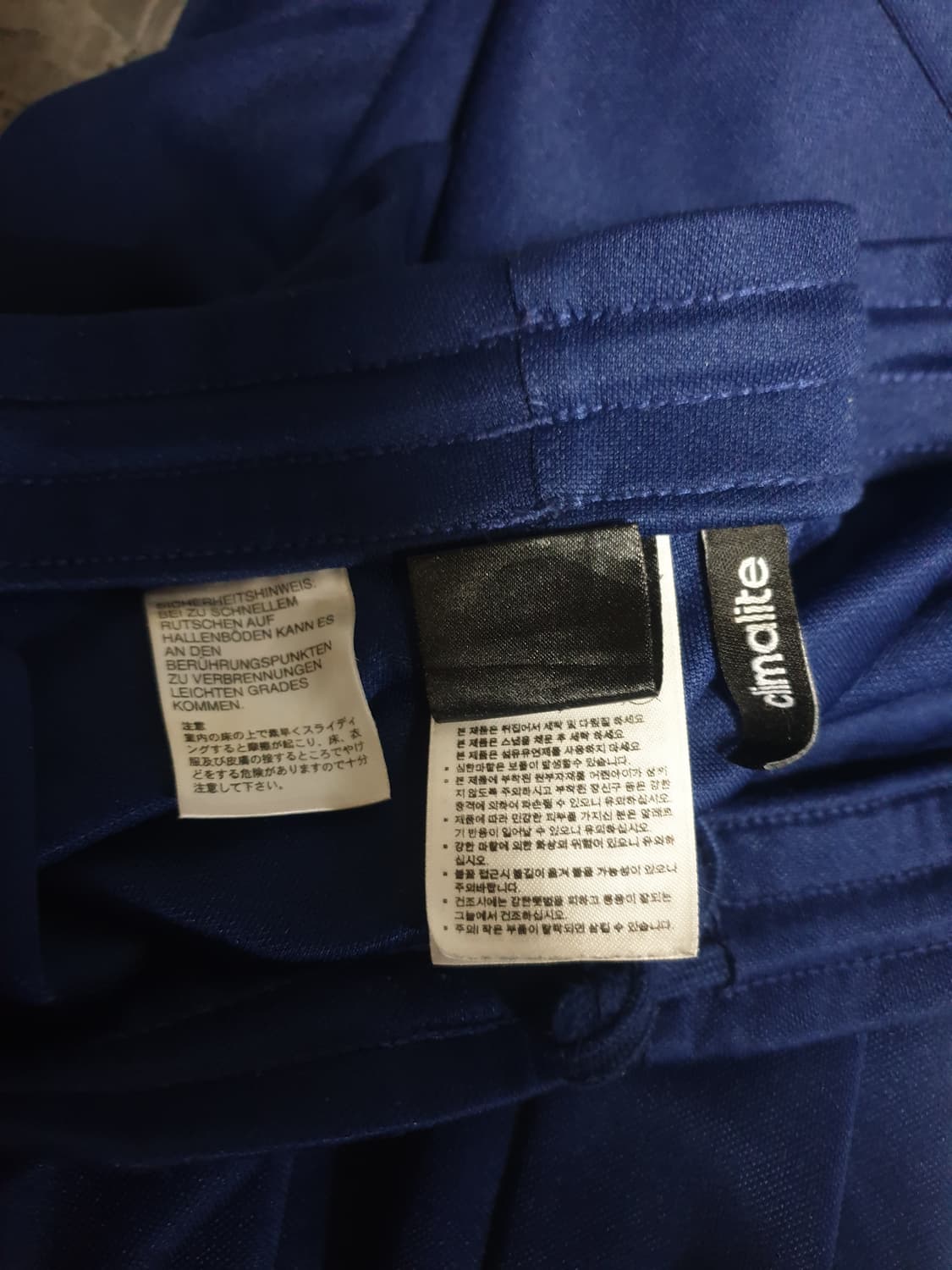 아디다스 3선 사이드집업 슬림 트랙 팬츠 네이비 (M) 상품이미지4