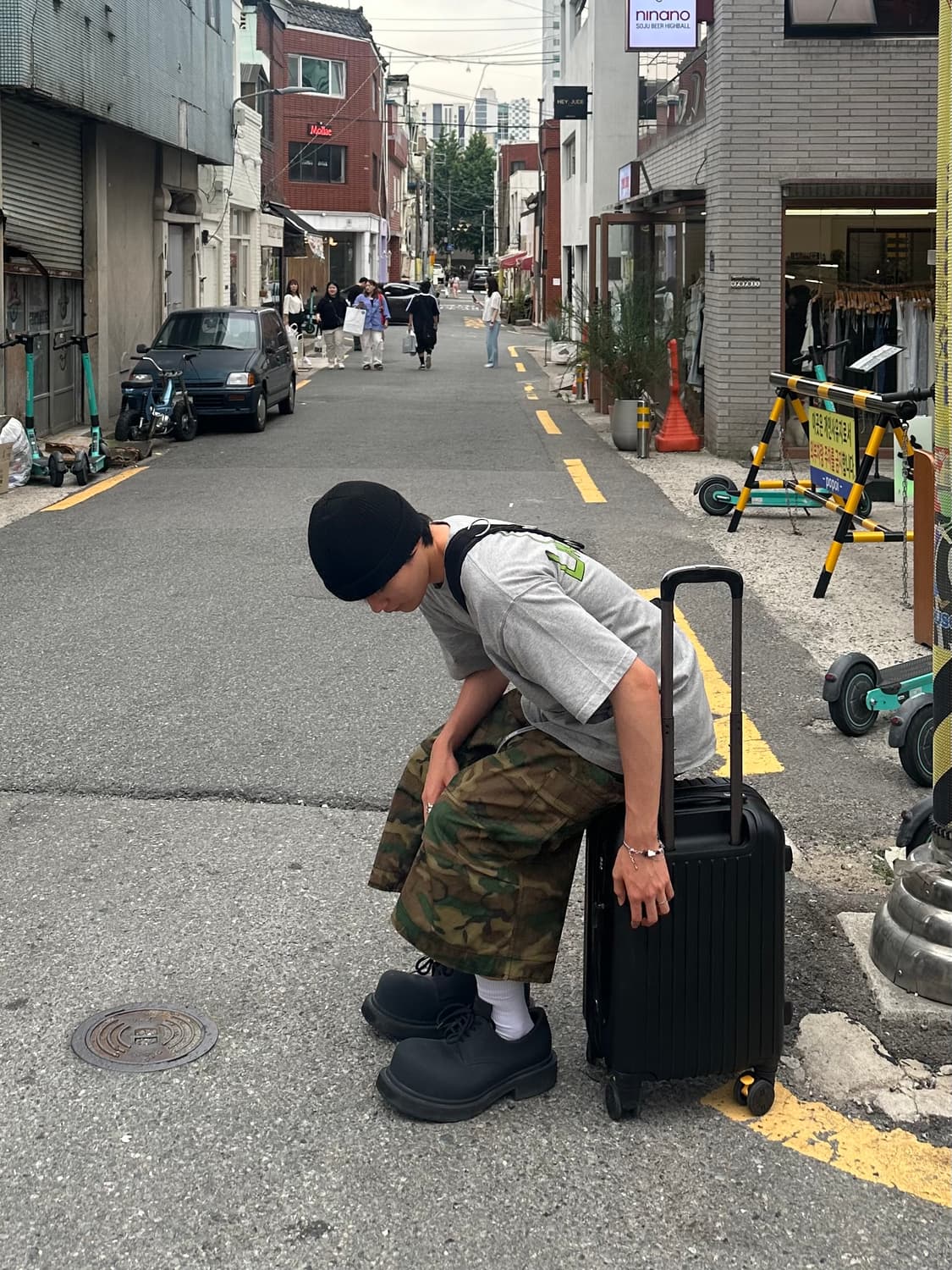 언더마이카 POC-650 베이직 반팔 티셔츠 멜란지 Size 1 상품이미지2