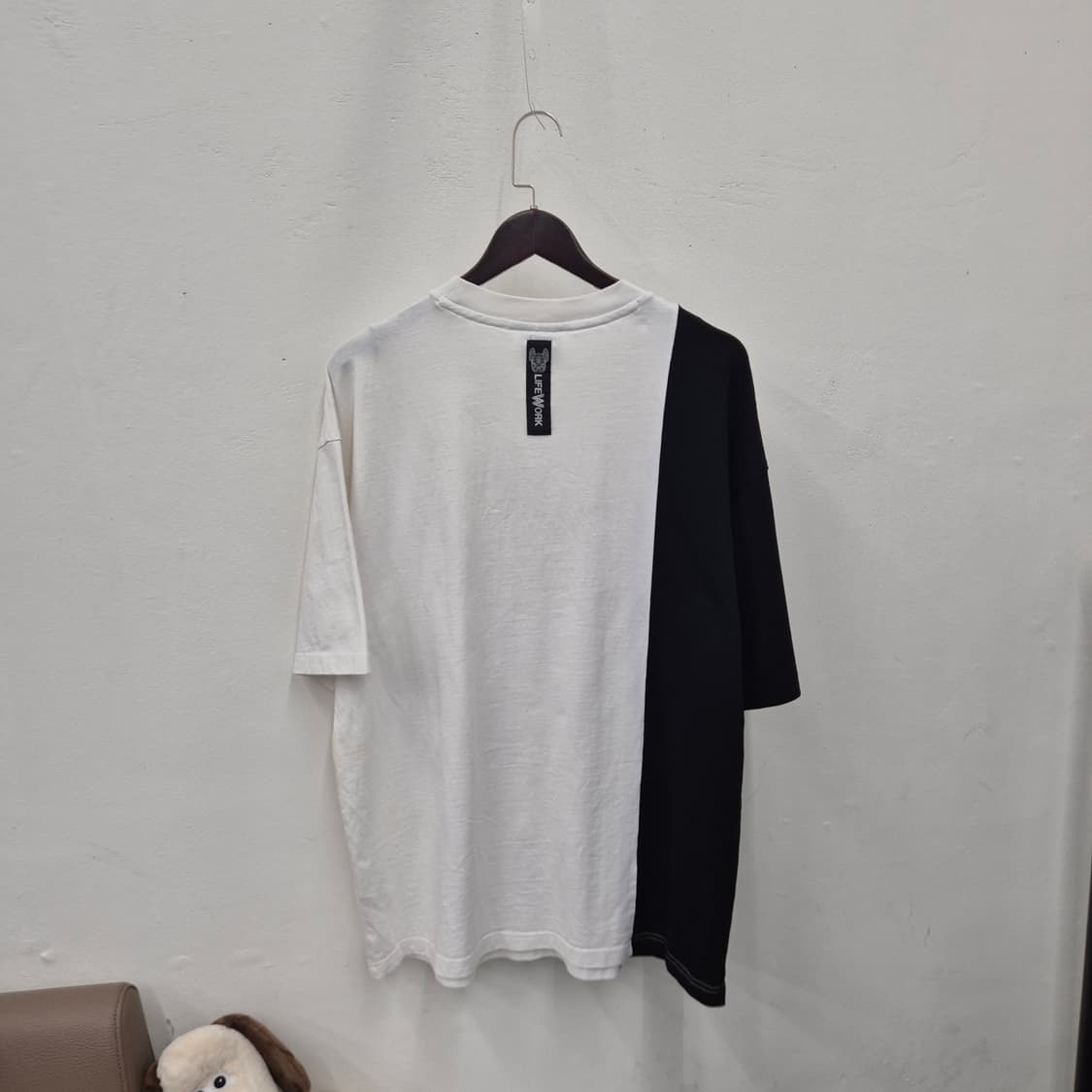 라이프워크 힙독 아플리 반팔티 L 상품이미지3