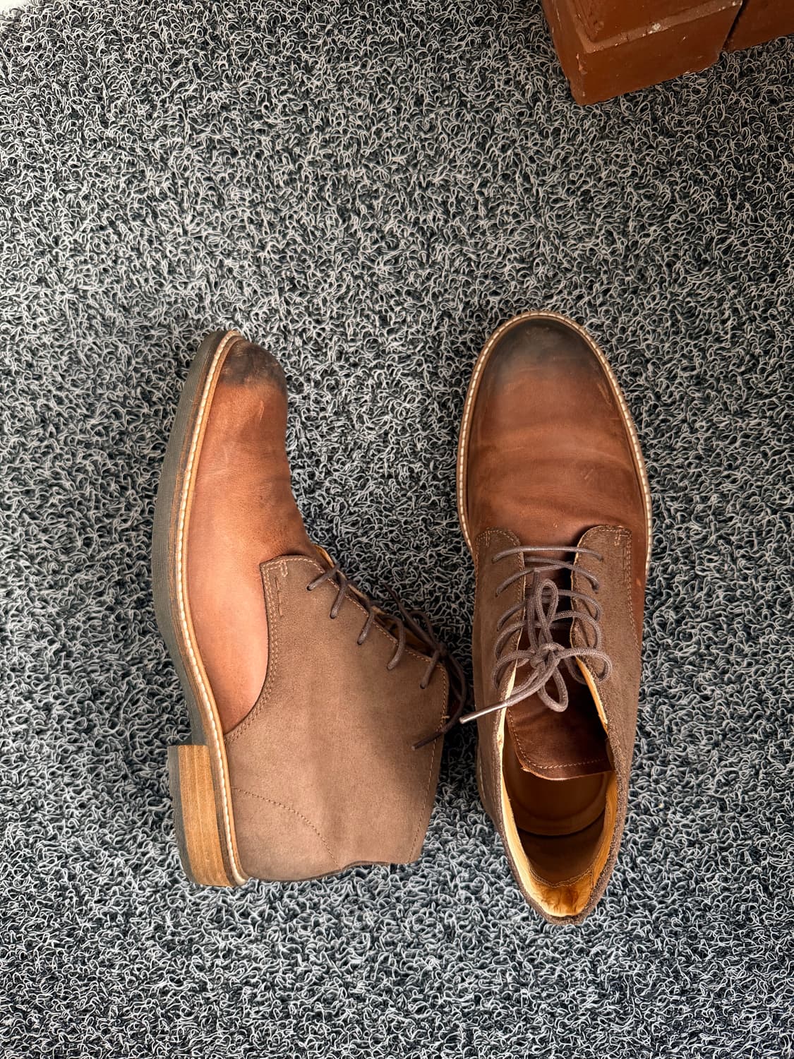 ECCO 남성용 브라운 가죽 부츠 43 /270 상품이미지3