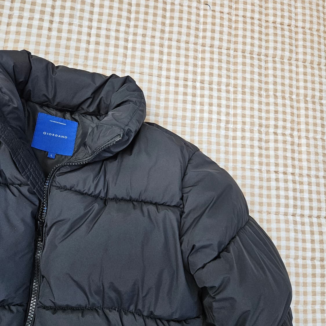 지오다노 푸퍼 숏패딩 남자100 상품이미지3