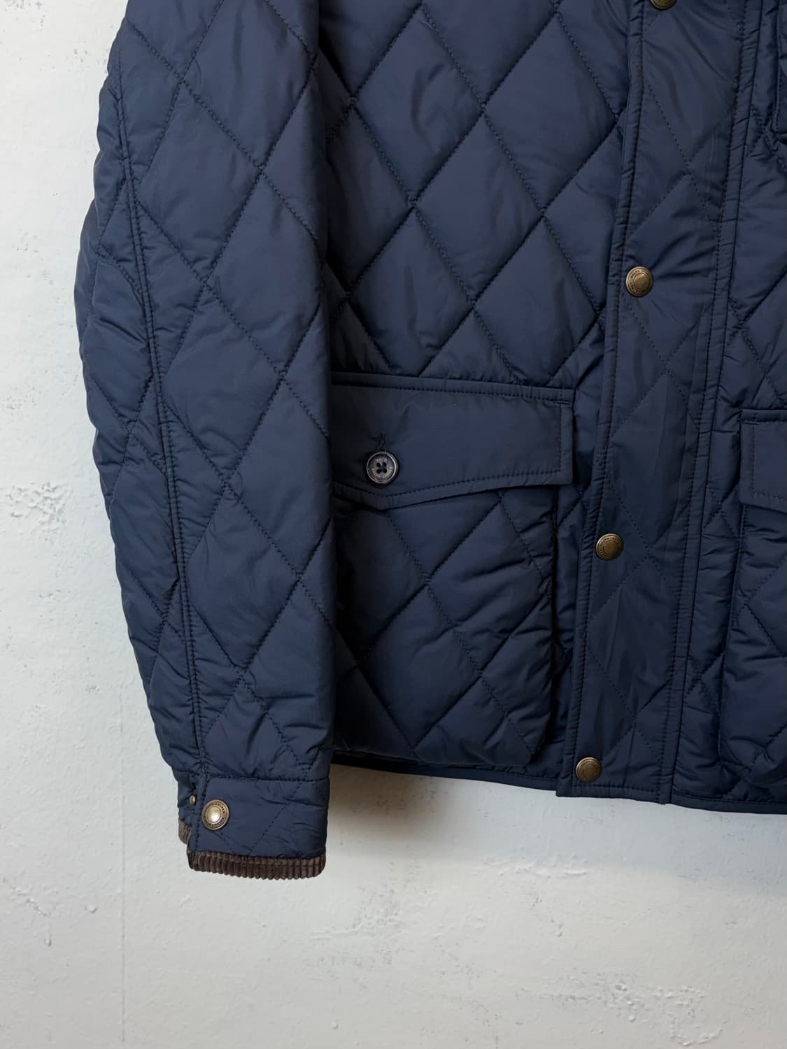 폴로랄프로렌 보이즈 큐알라벨 퀼팅 자켓 네이비 상품이미지8