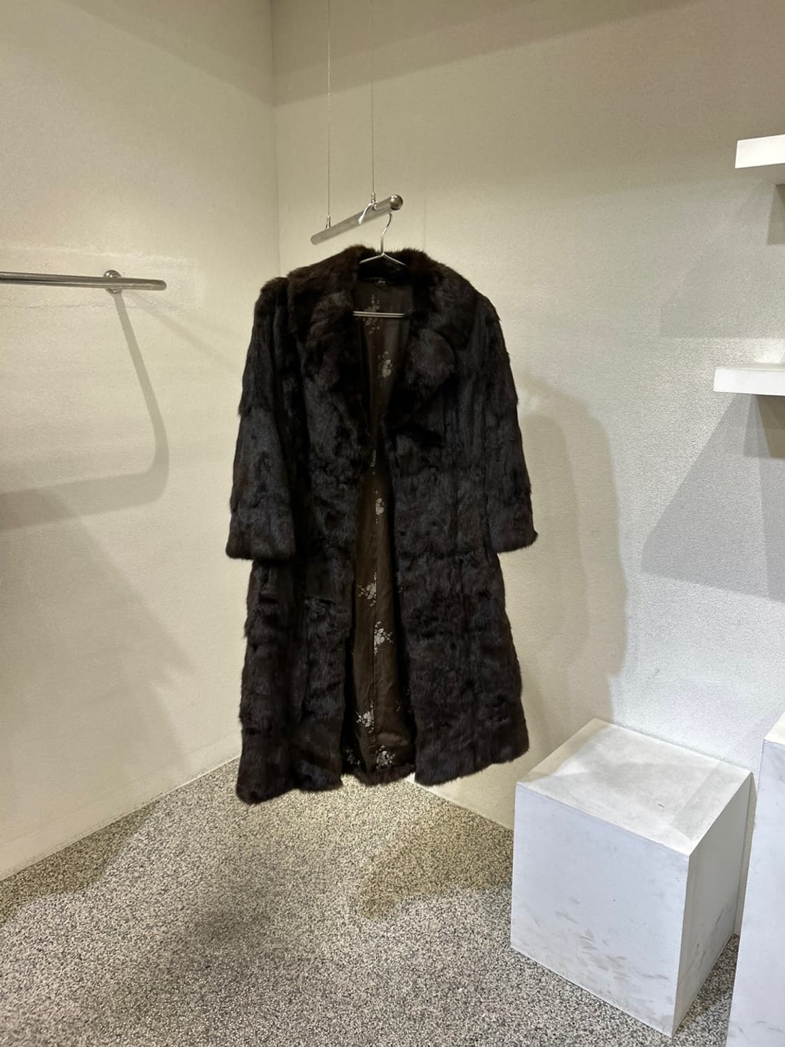 폭스 퍼 코트 상품이미지1