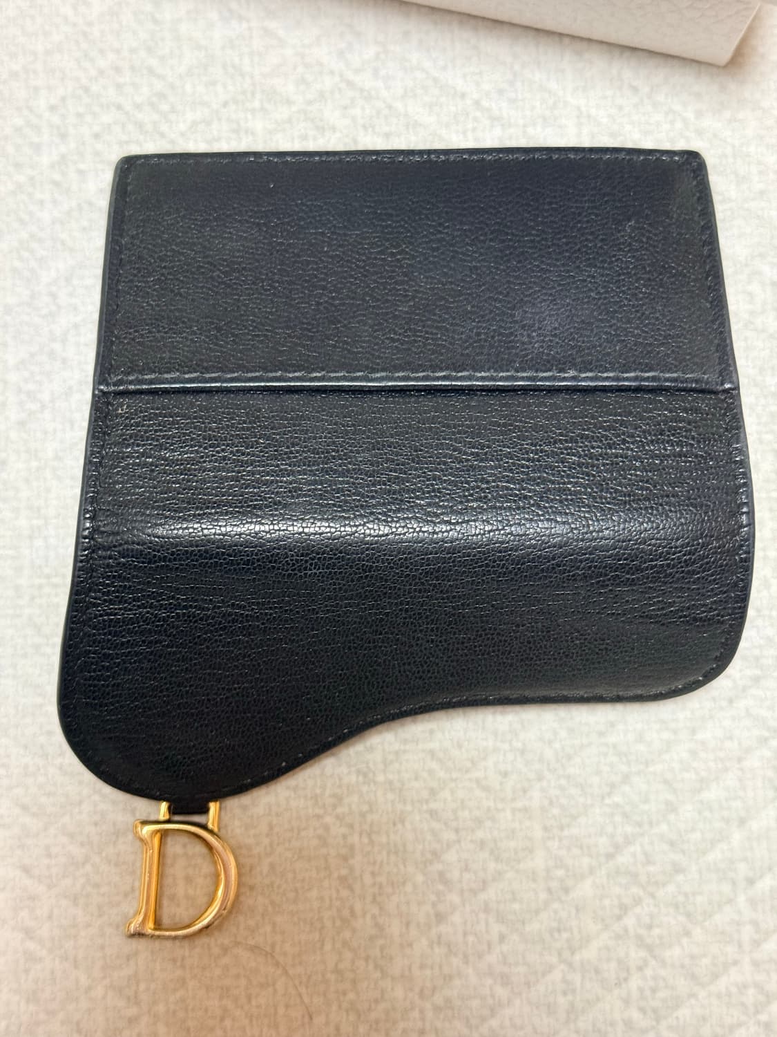 정품 디올 새들 카드지갑 블랙 상품이미지3