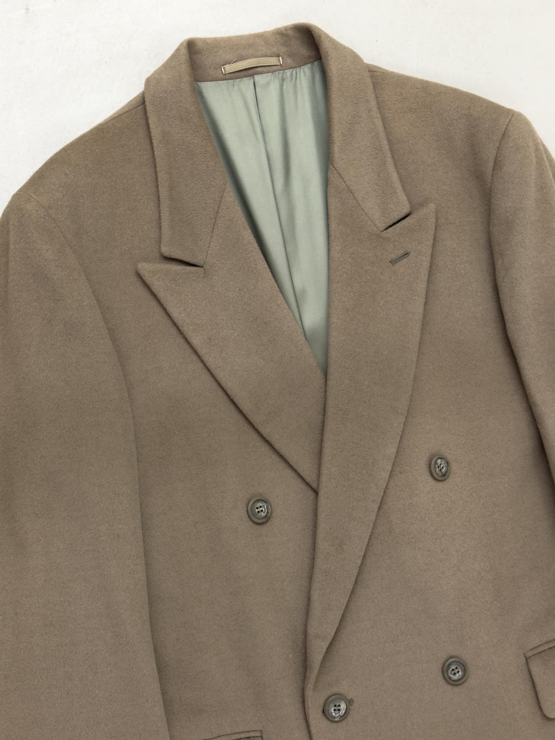 캐시미어 더블 코트 상품이미지4