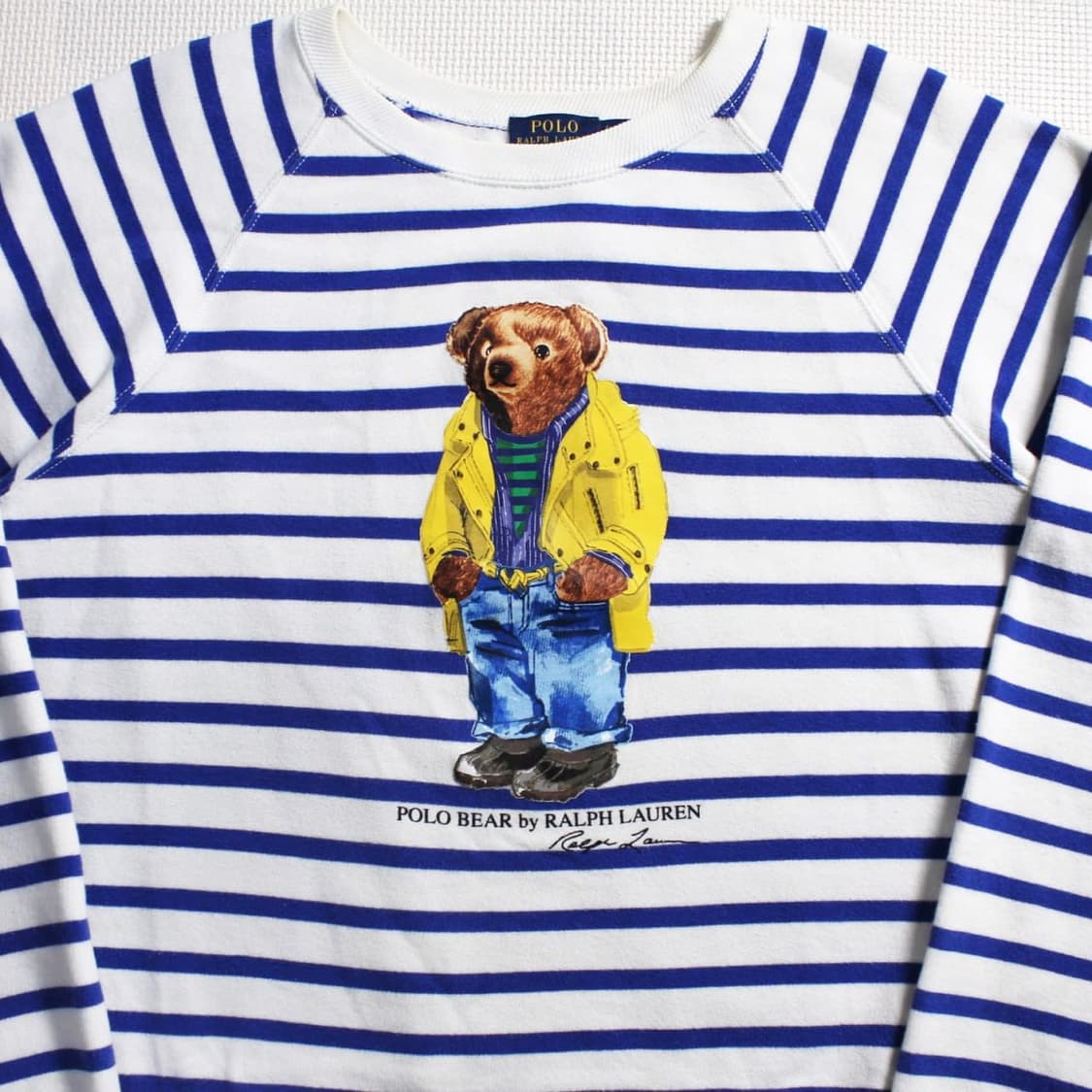 Polo 폴로 랄프로렌 베어 스트라이프 맨투맨 상품이미지2