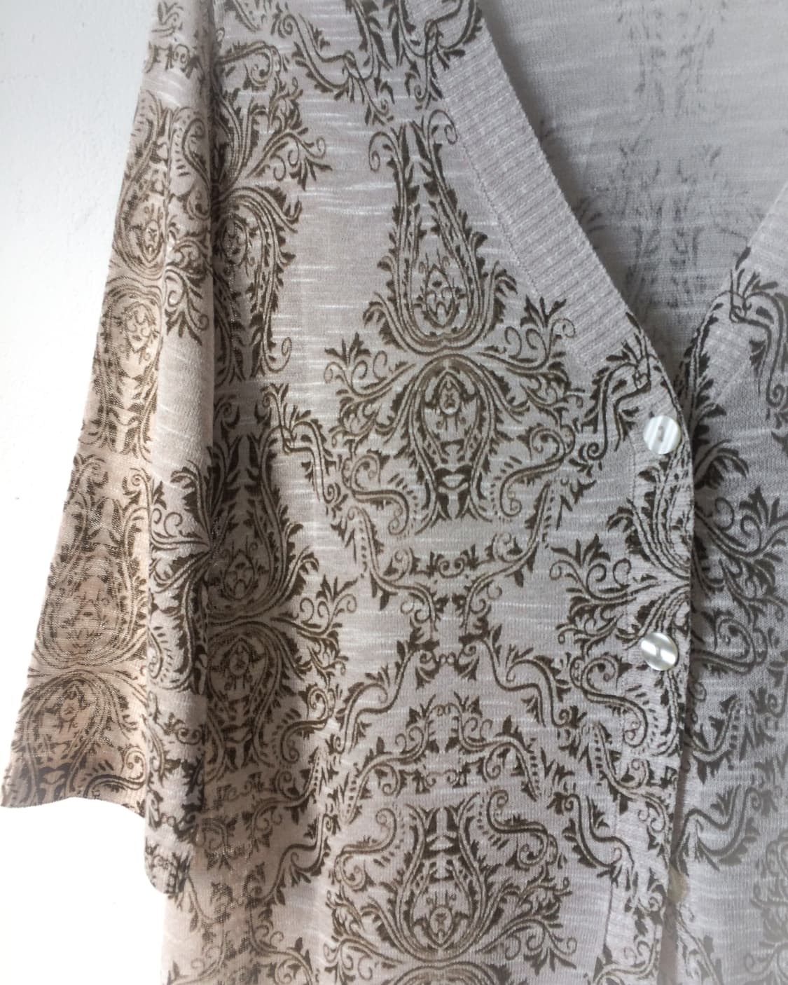 Ornament pattern long cardigan 상품이미지4