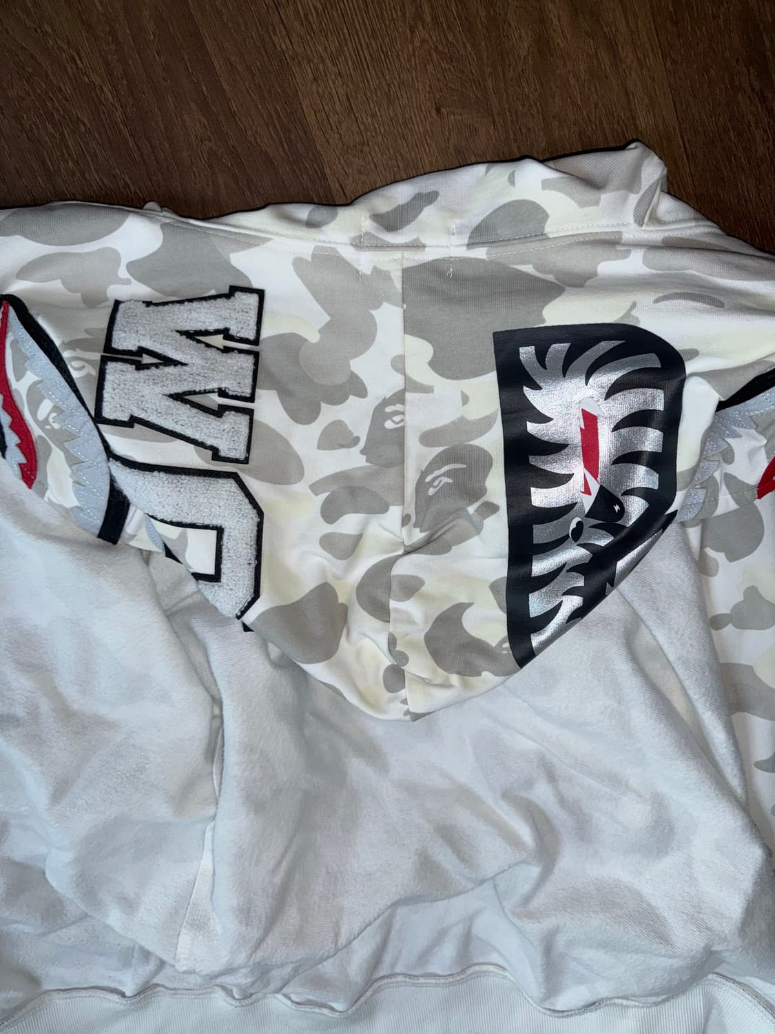 베이프 카모 후드집업 2xl 상품이미지5