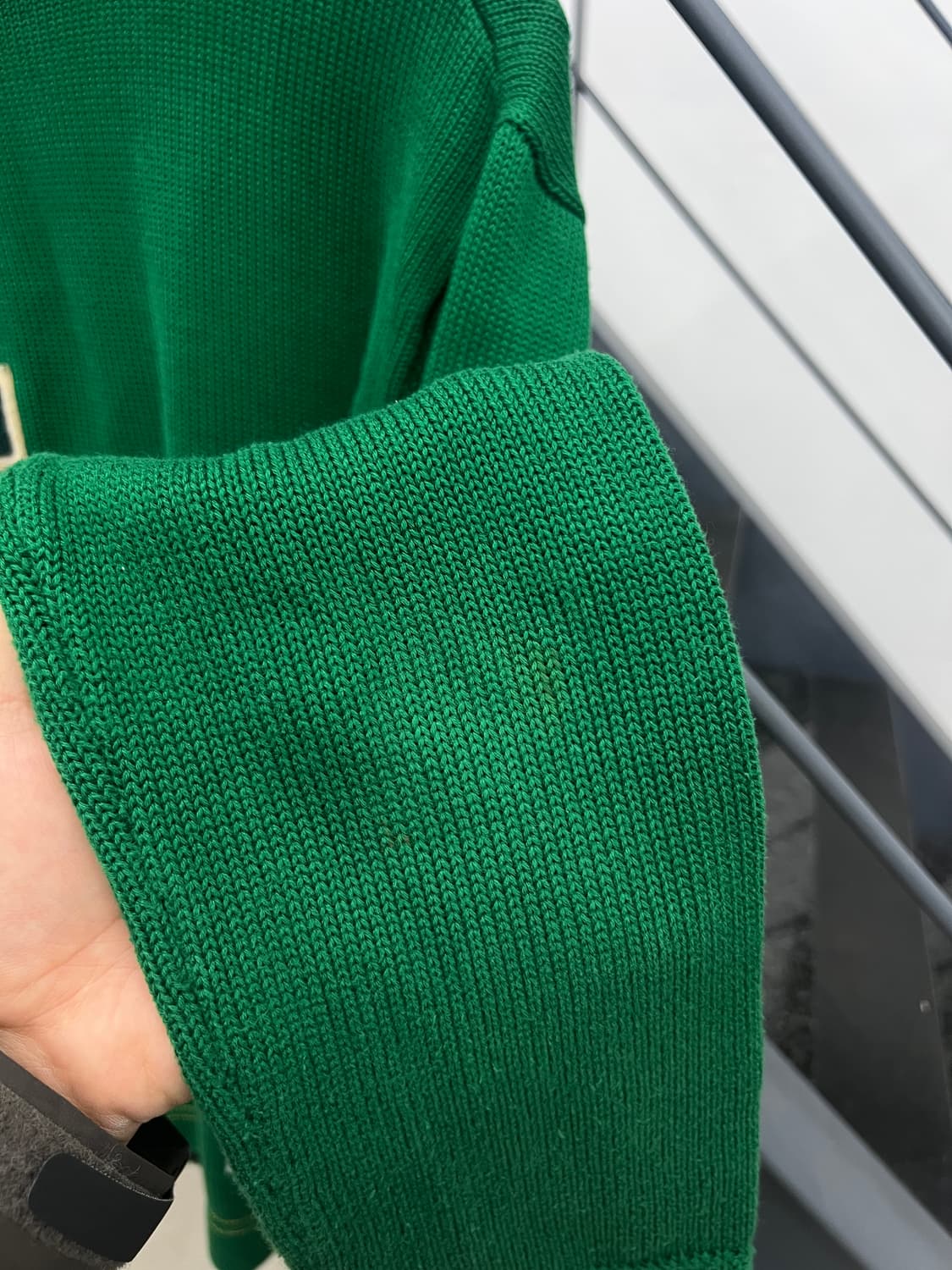 폴로 랄프로렌 아플리케 바시티 숄카라 가디건 상품이미지7