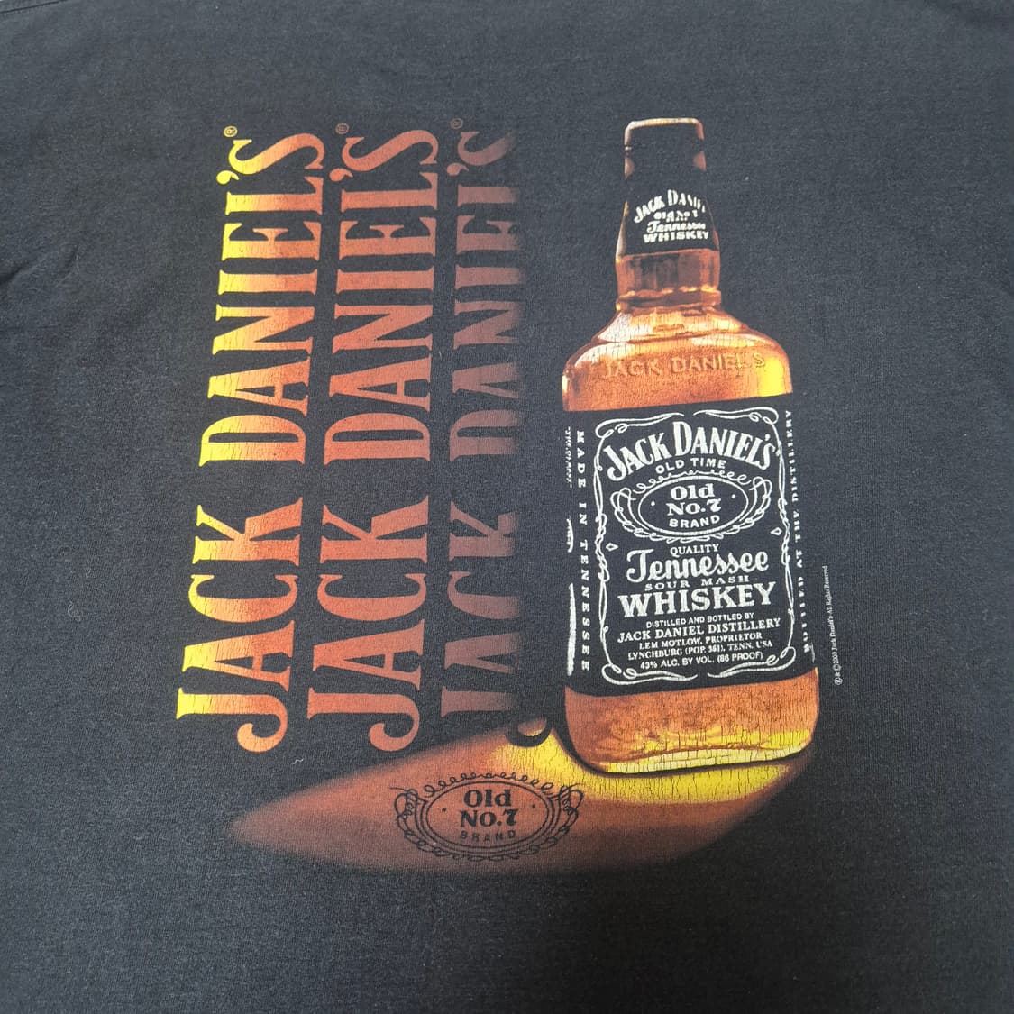 00s 빈티지 Jack Daniel's 싱글스티치 티셔츠 (XL) 상품이미지7