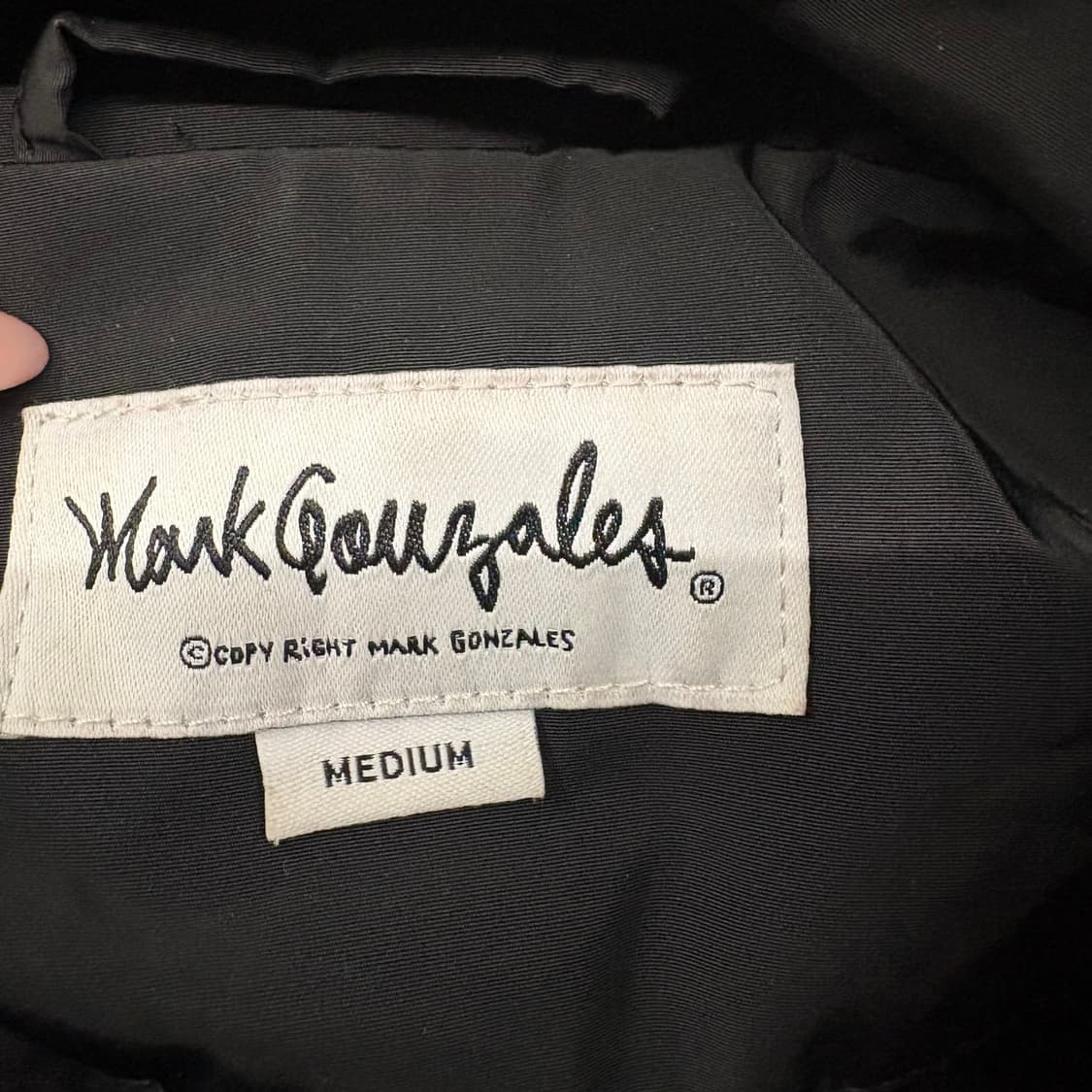 [정품/M] 마크 곤잘레스 블랙 바람막이 b10 상품이미지7
