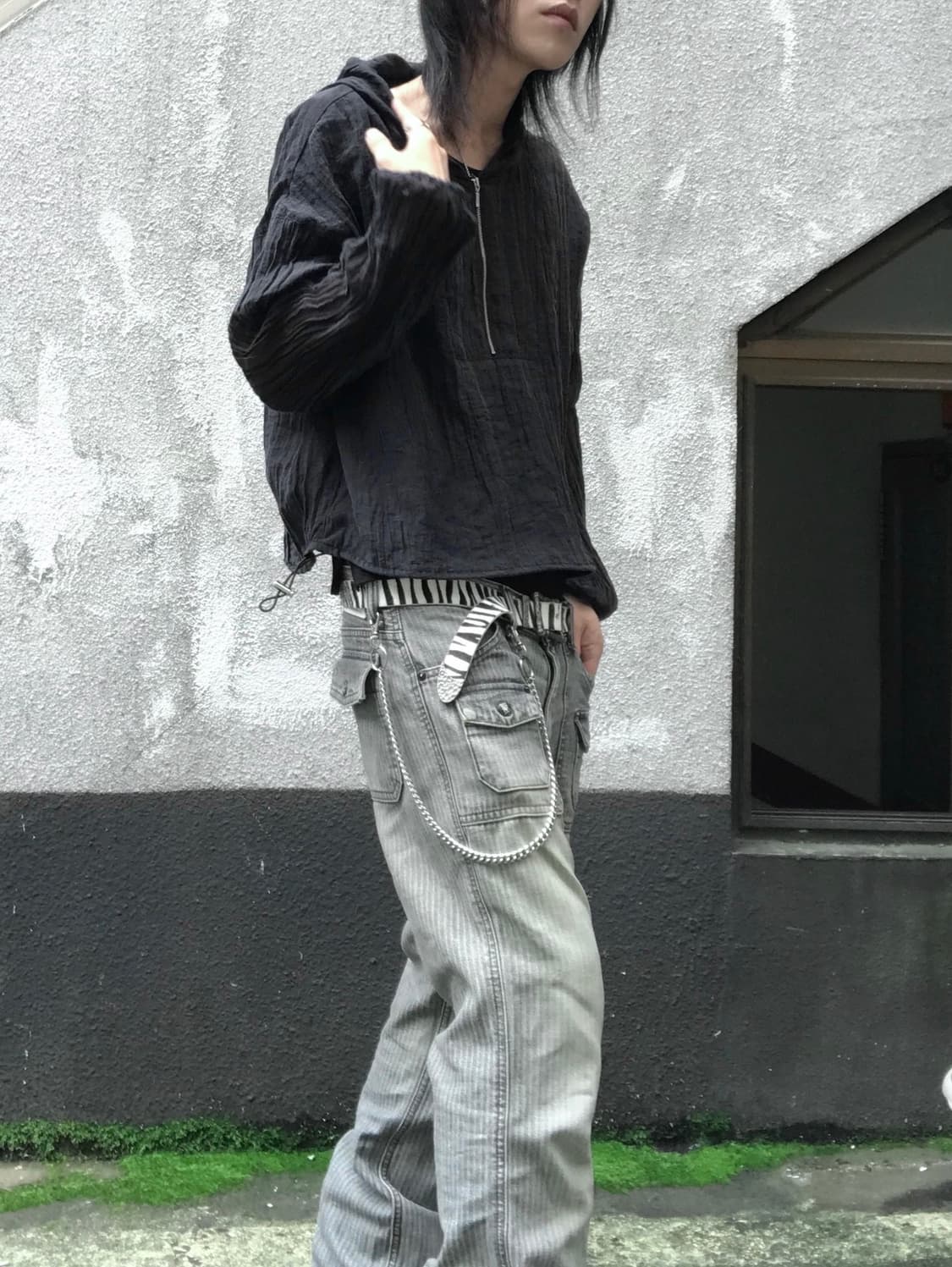 pleats half zip up hoody 상품이미지5