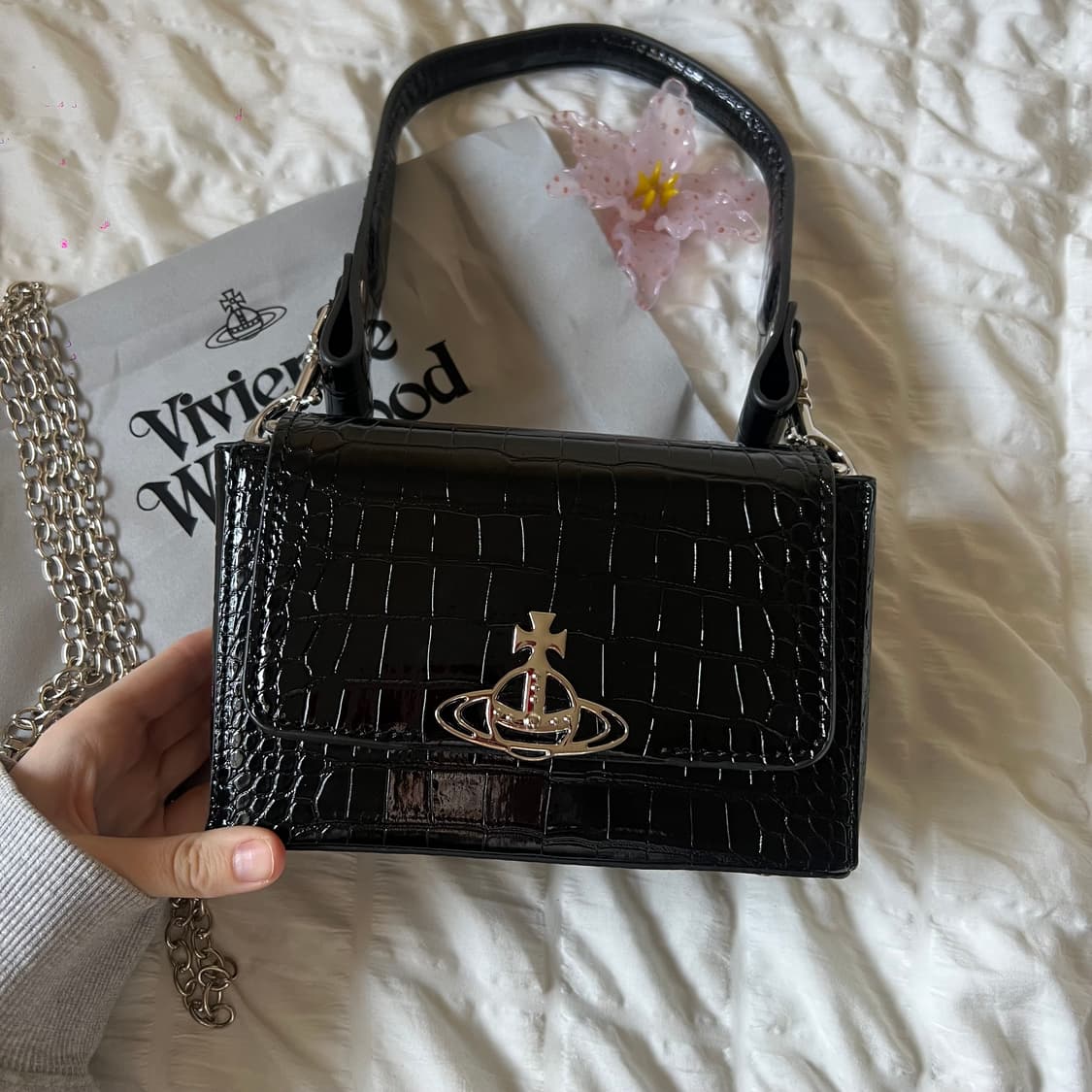 비비안웨스트우드 헤이즐 스몰 핸드백  상품이미지4