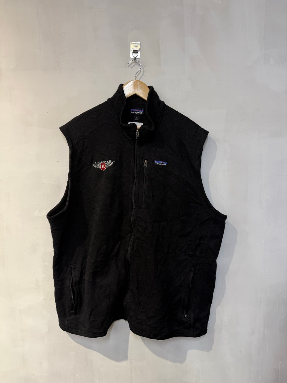 파타고니아 블랙 플리스 조끼 상품이미지1