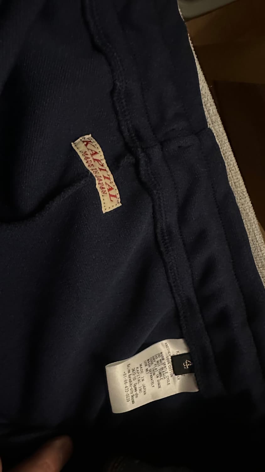 캐피탈 트랙팬츠 네이비 상품이미지3