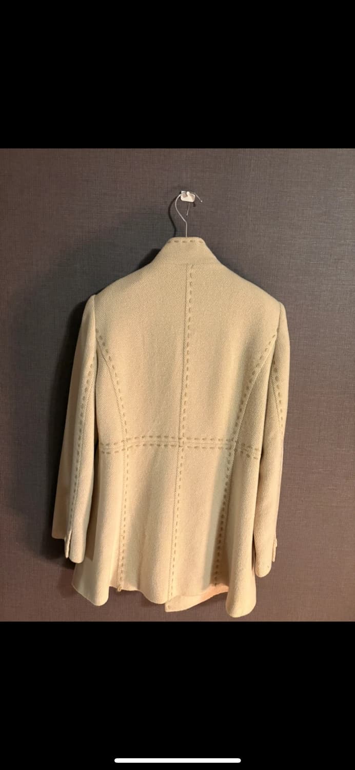 아이보리 앙고라 여성 자켓 JAPAN 상품이미지5