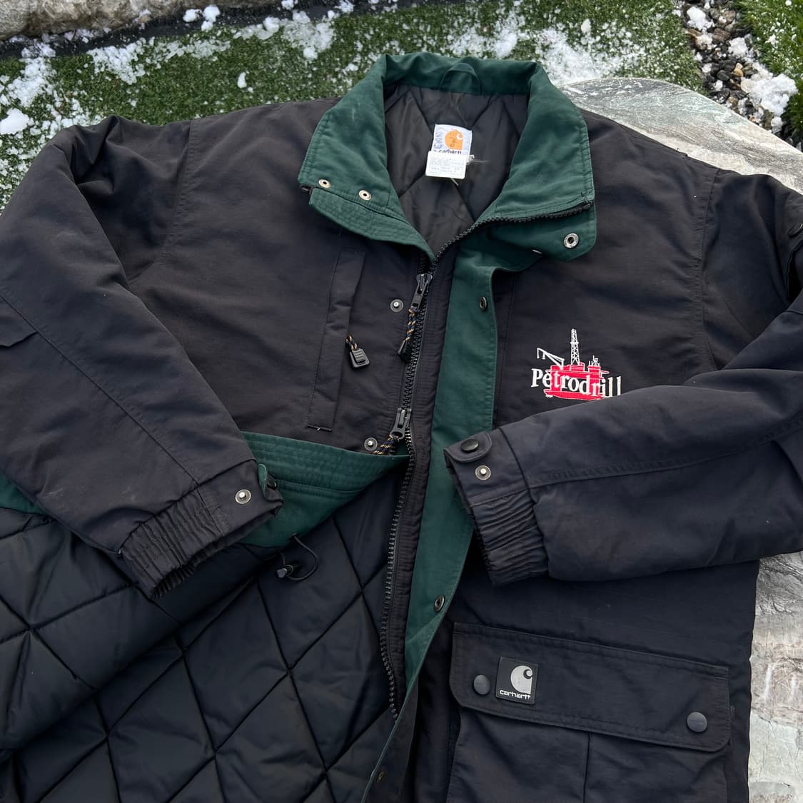 Carhartt 칼하트 2way 투포켓 패딩 점퍼 상품이미지3