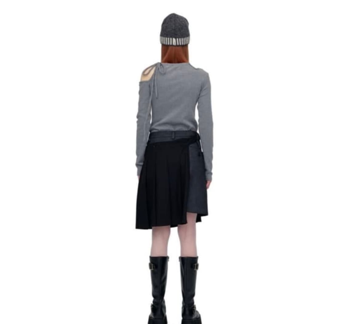 세릭 CERRIC pleated wrap skirt 상품이미지2