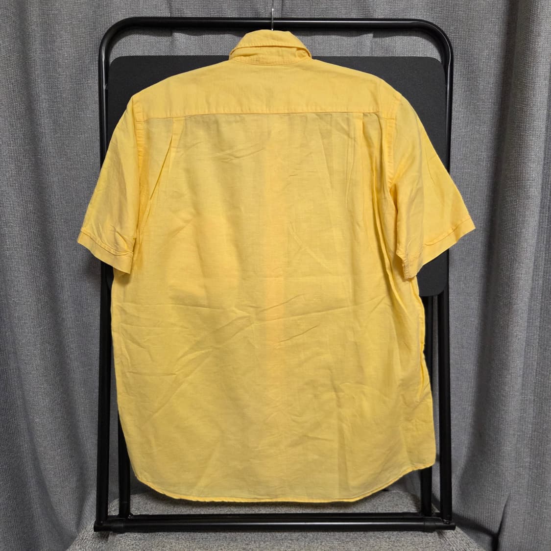 Japanese vintage 린넨 반팔 셔츠 L(100) 상품이미지5