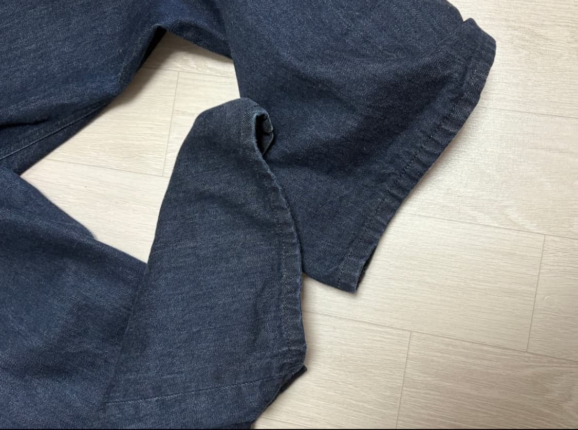 해칭룸 와이드 커브진 인디고(3) 상품이미지5