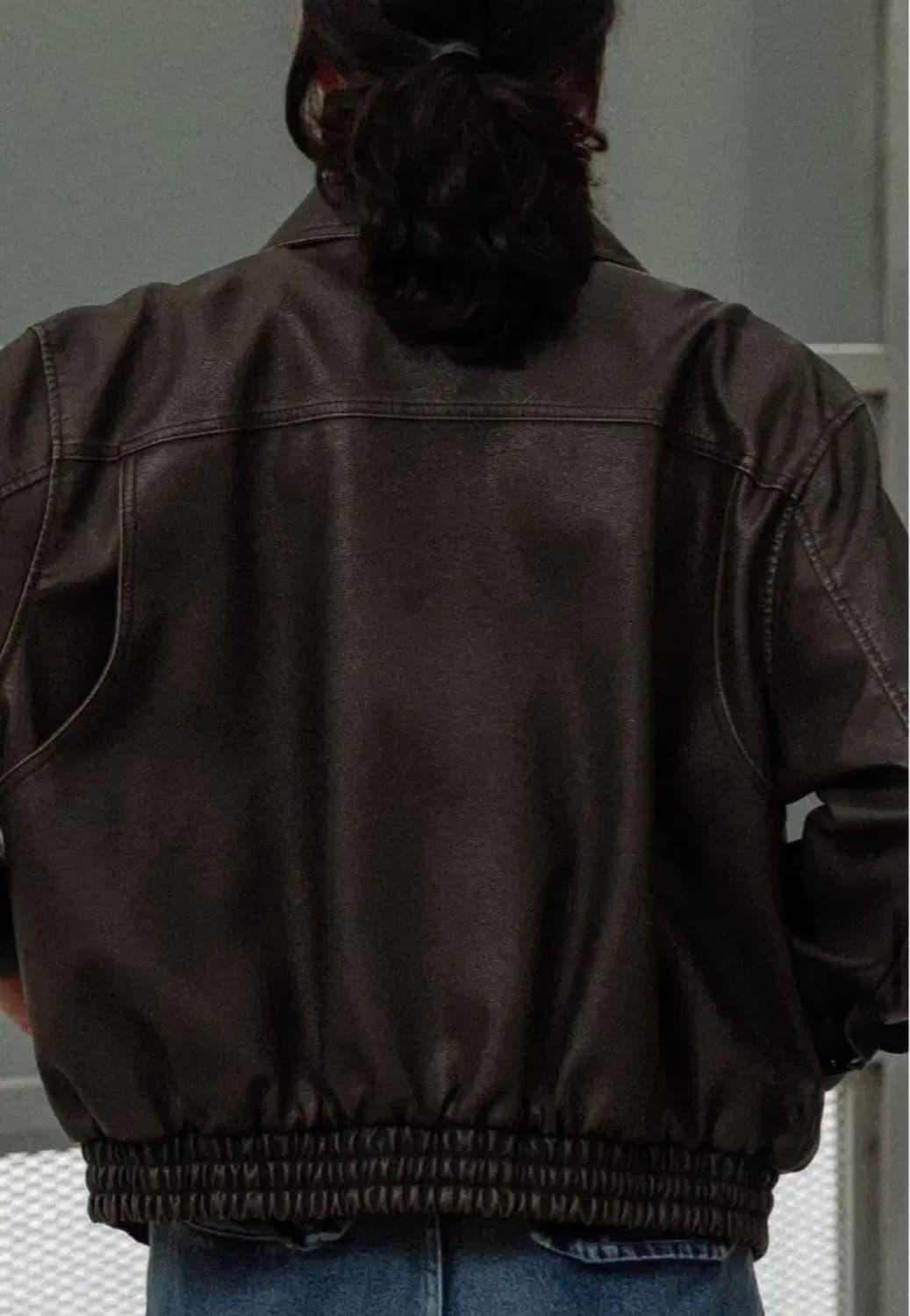 틸아이다이 네츄럴 크랙 레더 블루종 브라운 상품이미지9