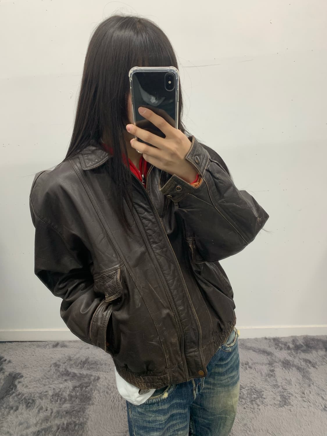 Durante 카우 하이드 레더자켓 상품이미지1