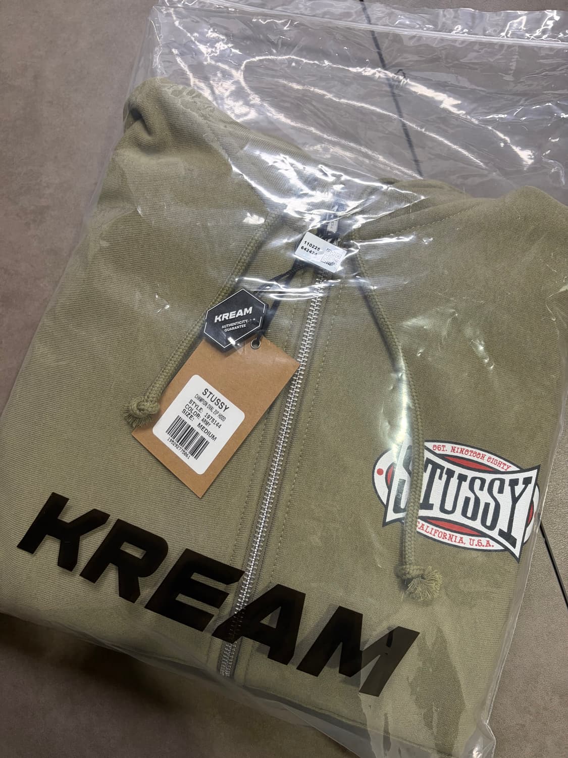 스투시 챔피언 오벌 집 후디(새상품) 상품이미지3